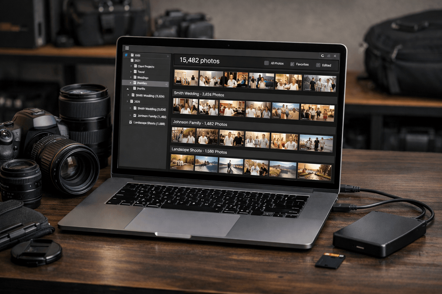 How Professional Photographers Manage Large Photo Libraries