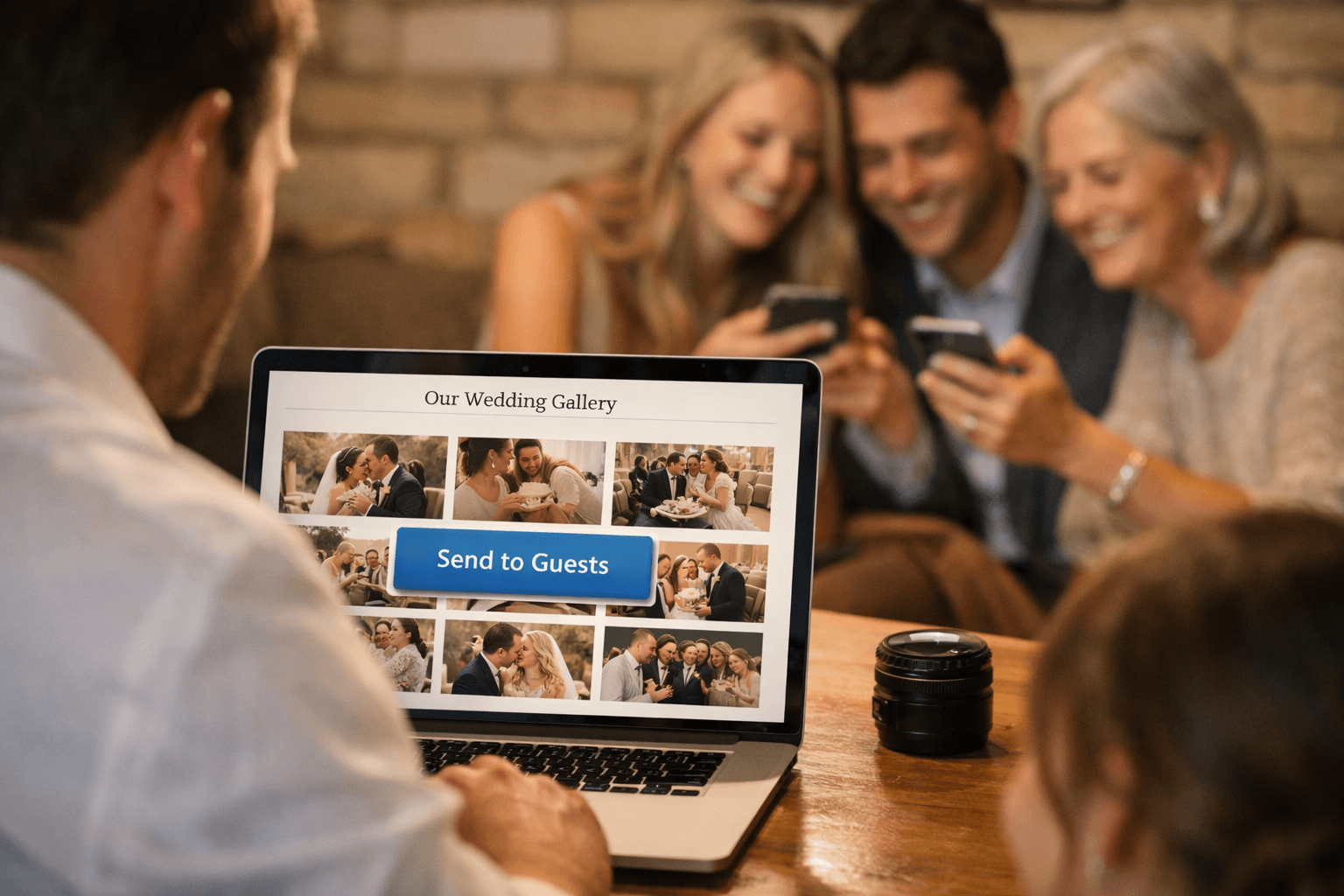 How to Share Wedding Photos with Guests: Complete Guide